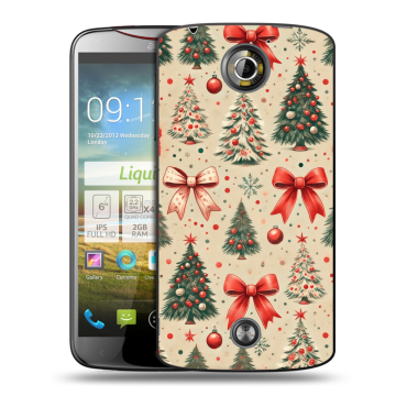 Пластиковый чехол на Acer Liquid S2 с принтом Новый год Пластиковый чехол на Acer Liquid S2 с принтом Новый год