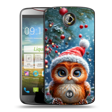 Пластиковый чехол на Acer Liquid S2 с принтом Новый год Пластиковый чехол на Acer Liquid S2 с принтом Новый год