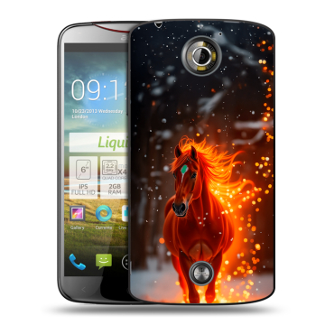 Пластиковый чехол на Acer Liquid S2 с принтом Новый год Пластиковый чехол на Acer Liquid S2 с принтом Новый год