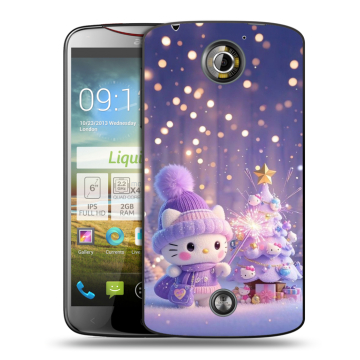 Пластиковый чехол на Acer Liquid S2 с принтом Новый год Пластиковый чехол на Acer Liquid S2 с принтом Новый год