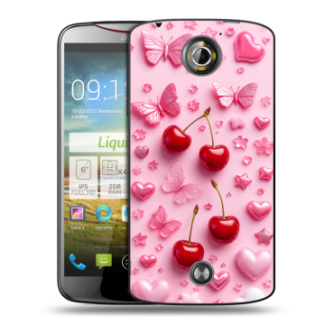 Пластиковый чехол на Acer Liquid S2 с принтом для девочек Пластиковый чехол на Acer Liquid S2 с принтом для девочек