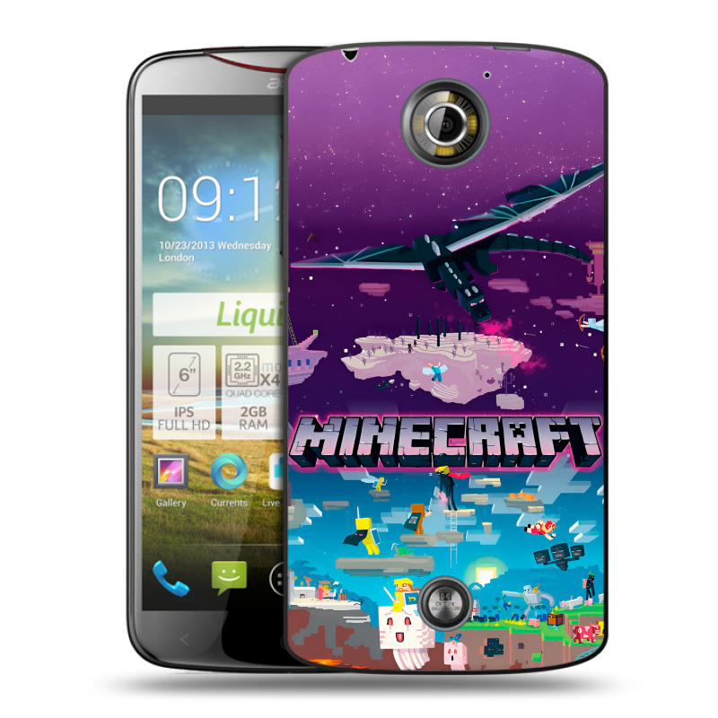 Пластиковый чехол на Acer Liquid S2 с принтом Майнкрафт Minecraft Пластиковый чехол на Acer Liquid S2 с принтом Майнкрафт Minecraft