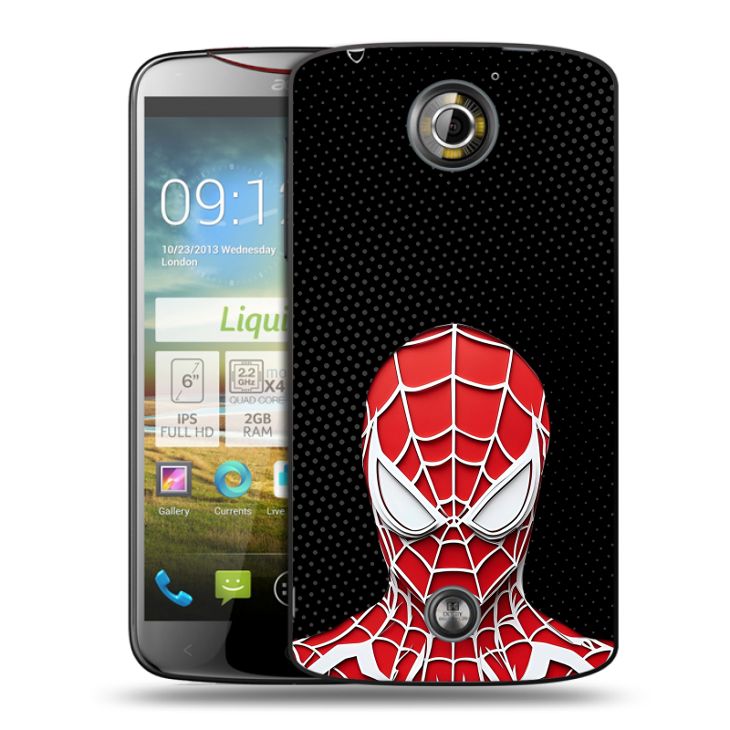 Пластиковый чехол на Acer Liquid S2 с принтом человек паук spiderman Пластиковый чехол на Acer Liquid S2 с принтом человек паук spiderman