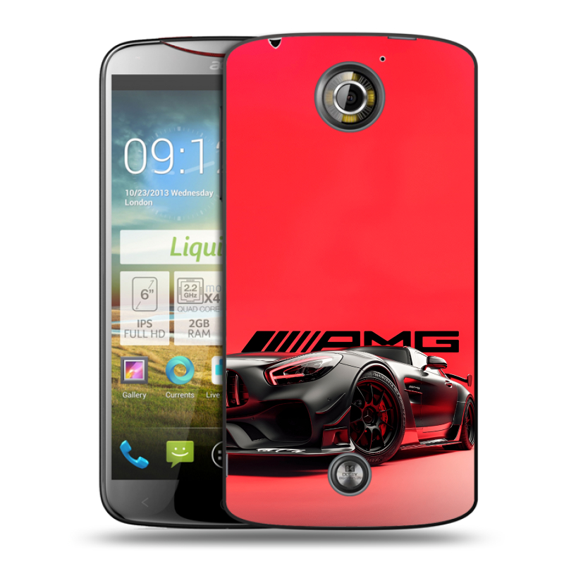 Пластиковый чехол на Acer Liquid S2 с принтом Мерседес Mercedes AMG Пластиковый чехол на Acer Liquid S2 с принтом Мерседес Mercedes AMG