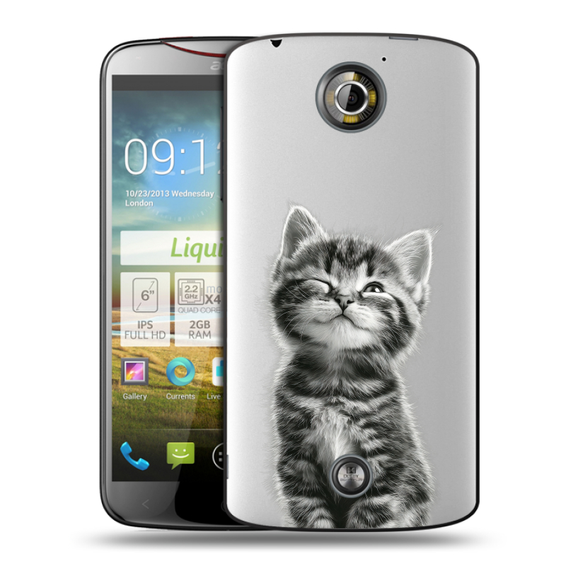 Пластиковый чехол на Acer Liquid S2 с принтом Котенок Пластиковый чехол на Acer Liquid S2 с принтом Котенок
