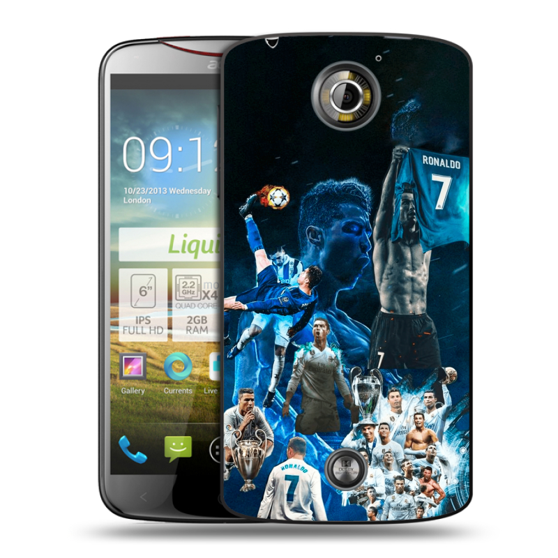 Пластиковый чехол на Acer Liquid S2 с принтом Реал Роналдо Пластиковый чехол на Acer Liquid S2 с принтом Реал Роналдо