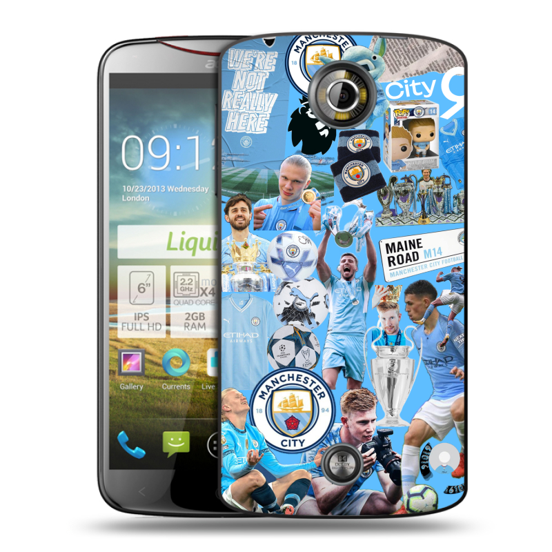 Пластиковый чехол на Acer Liquid S2 с принтом Man City Манчестер Сити Пластиковый чехол на Acer Liquid S2 с принтом Man City Манчестер Сити