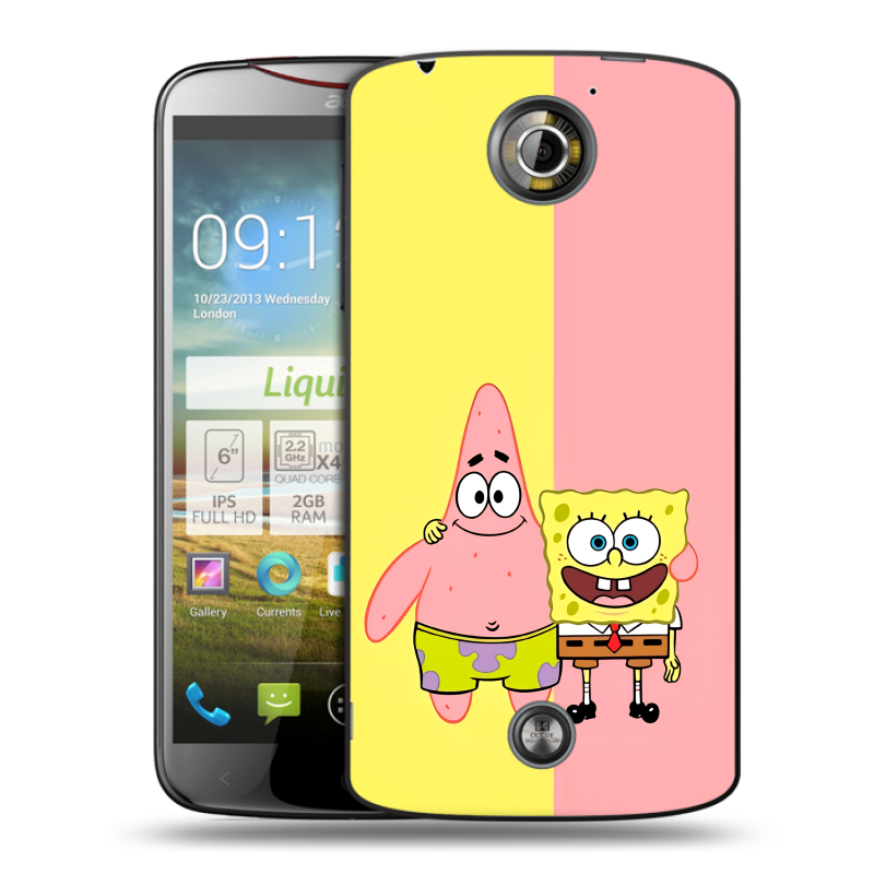 Пластиковый чехол на Acer Liquid S2 с принтом Спанч боб Спанчбоб Пластиковый чехол на Acer Liquid S2 с принтом Спанч боб Спанчбоб