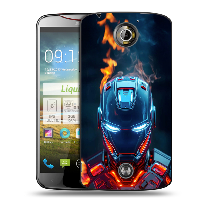 Пластиковый чехол на Acer Liquid S2 с принтом IronMan Железный человек Пластиковый чехол на Acer Liquid S2 с принтом IronMan Железный человек