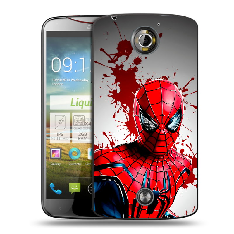 Пластиковый чехол на Acer Liquid S2 с принтом Spiderman Человек паук Пластиковый чехол на Acer Liquid S2 с принтом Spiderman Человек паук