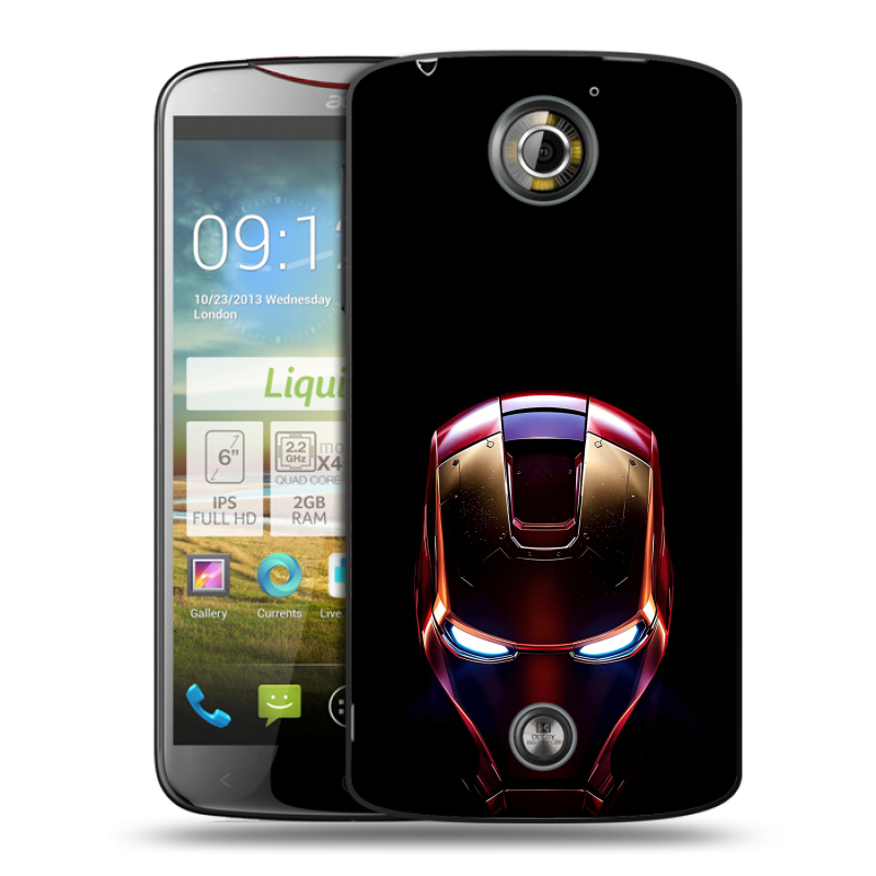 Пластиковый чехол на Acer Liquid S2 с принтом IronMan Железный человек Пластиковый чехол на Acer Liquid S2 с принтом IronMan Железный человек