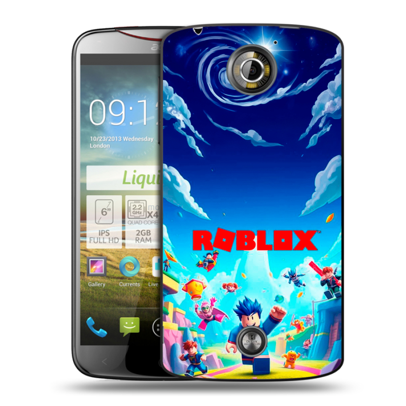 Пластиковый чехол на Acer Liquid S2 с принтом Roblox Роблокс Пластиковый чехол на Acer Liquid S2 с принтом Roblox Роблокс