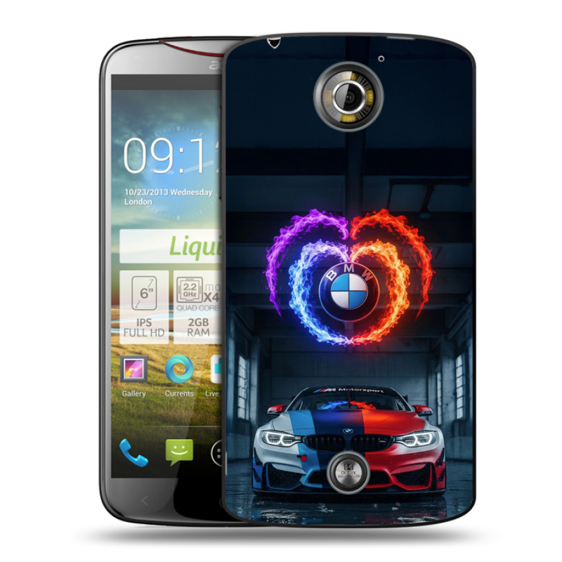 Пластиковый чехол на Acer Liquid S2 с принтом BMW БМВ Пластиковый чехол на Acer Liquid S2 с принтом BMW БМВ