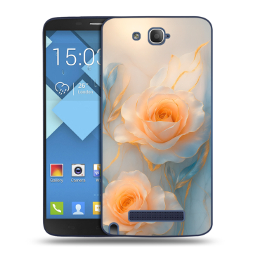 Пластиковый чехол на Alcatel One Touch Hero с принтом Женский