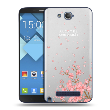 Пластиковый чехол на Alcatel One Touch Hero с принтом Ветка сакуры Пластиковый чехол на Alcatel One Touch Hero с принтом Ветка сакуры