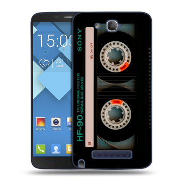 Пластиковый чехол на Alcatel One Touch Hero с принтом Кассета Пластиковый чехол на Alcatel One Touch Hero с принтом Кассета