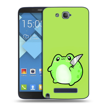 Пластиковый чехол на Alcatel One Touch Hero с принтом Лягушенок Пластиковый чехол на Alcatel One Touch Hero с принтом Лягушенок