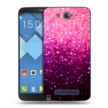 Пластиковый чехол на Alcatel One Touch Hero с принтом Блестки Пластиковый чехол на Alcatel One Touch Hero с принтом Блестки