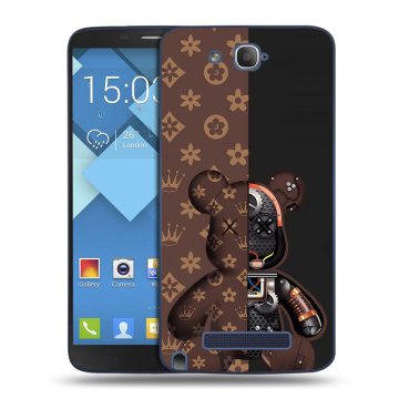 Пластиковый чехол на Alcatel One Touch Hero с принтом Луи робот Пластиковый чехол на Alcatel One Touch Hero с принтом Луи робот