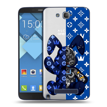 Пластиковый чехол на Alcatel One Touch Hero с принтом Луи робот Пластиковый чехол на Alcatel One Touch Hero с принтом Луи робот