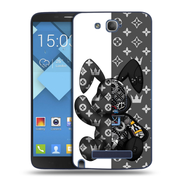 Пластиковый чехол на Alcatel One Touch Hero с принтом Луи робот Пластиковый чехол на Alcatel One Touch Hero с принтом Луи робот
