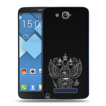Пластиковый чехол на Alcatel One Touch Hero с принтом Герб России Пластиковый чехол на Alcatel One Touch Hero с принтом Герб России