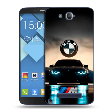 Пластиковый чехол на Alcatel One Touch Hero с принтом БМВ BMW Пластиковый чехол на Alcatel One Touch Hero с принтом БМВ BMW