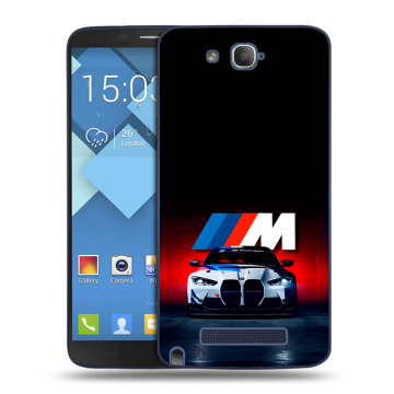 Пластиковый чехол на Alcatel One Touch Hero с принтом БМВ BMW Пластиковый чехол на Alcatel One Touch Hero с принтом БМВ BMW