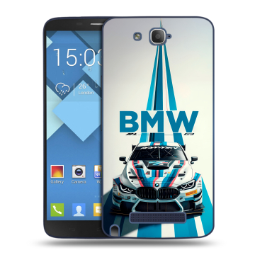 Пластиковый чехол на Alcatel One Touch Hero с принтом БМВ BMW Пластиковый чехол на Alcatel One Touch Hero с принтом БМВ BMW