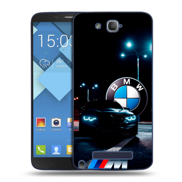 Пластиковый чехол на Alcatel One Touch Hero с принтом БМВ BMW Пластиковый чехол на Alcatel One Touch Hero с принтом БМВ BMW