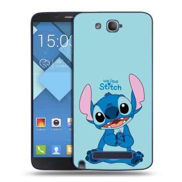 Пластиковый чехол на Alcatel One Touch Hero с принтом Лило и Стич Пластиковый чехол на Alcatel One Touch Hero с принтом Лило и Стич