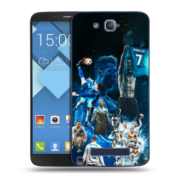 Пластиковый чехол на Alcatel One Touch Hero с принтом Реал Роналдо Пластиковый чехол на Alcatel One Touch Hero с принтом Реал Роналдо