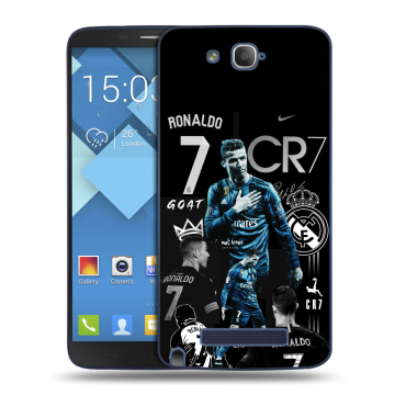 Пластиковый чехол на Alcatel One Touch Hero с принтом Реал Роналдо Пластиковый чехол на Alcatel One Touch Hero с принтом Реал Роналдо