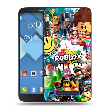Пластиковый чехол на Alcatel One Touch Hero с принтом Roblox Роблокс Пластиковый чехол на Alcatel One Touch Hero с принтом Roblox Роблокс