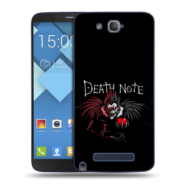 Пластиковый чехол на Alcatel One Touch Hero с принтом Death note Тетрадь смерти