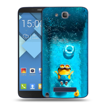 Пластиковый чехол на Alcatel One Touch Hero с принтом Миньоны Пластиковый чехол на Alcatel One Touch Hero с принтом Миньоны