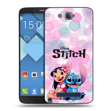 Пластиковый чехол на Alcatel One Touch Hero с принтом Лило и Стич Пластиковый чехол на Alcatel One Touch Hero с принтом Лило и Стич