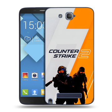 Пластиковый чехол на Alcatel One Touch Hero с принтом Counter Strike Пластиковый чехол на Alcatel One Touch Hero с принтом Counter Strike