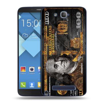 Пластиковый чехол на Alcatel One Touch Hero с принтом Доллар деньги Пластиковый чехол на Alcatel One Touch Hero с принтом Доллар деньги