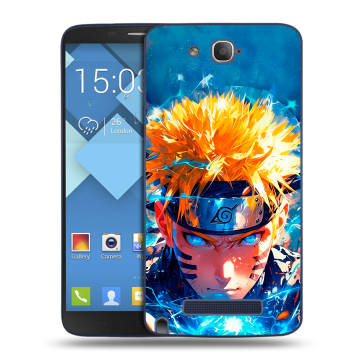 Пластиковый чехол на Alcatel One Touch Hero с принтом Аниме Наруто Naruto
