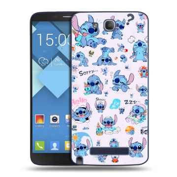 Пластиковый чехол на Alcatel One Touch Hero с принтом Лило и Стич Пластиковый чехол на Alcatel One Touch Hero с принтом Лило и Стич