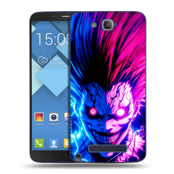 Пластиковый чехол на Alcatel One Touch Hero с принтом Death note Тетрадь смерти