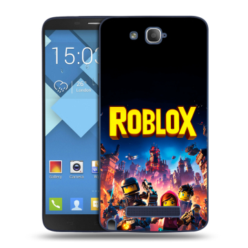 Пластиковый чехол на Alcatel One Touch Hero с принтом Roblox Роблокс Пластиковый чехол на Alcatel One Touch Hero с принтом Roblox Роблокс