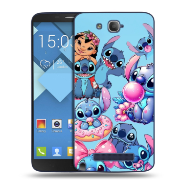 Пластиковый чехол на Alcatel One Touch Hero с принтом Лило и Стич Пластиковый чехол на Alcatel One Touch Hero с принтом Лило и Стич