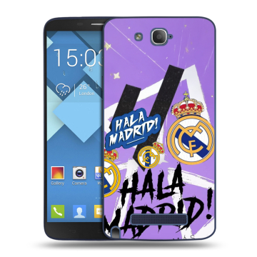 Пластиковый чехол на Alcatel One Touch Hero с принтом Real Madrid Реал Мадрид Пластиковый чехол на Alcatel One Touch Hero с принтом Real Madrid Реал Мадрид