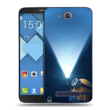 Пластиковый чехол на Alcatel One Touch Hero с принтом Миньоны Пластиковый чехол на Alcatel One Touch Hero с принтом Миньоны