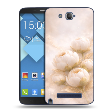 Пластиковый чехол на Alcatel One Touch Hero с принтом женский Пластиковый чехол на Alcatel One Touch Hero с принтом женский
