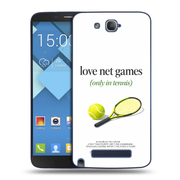 Пластиковый чехол на Alcatel One Touch Hero с принтом для девочек