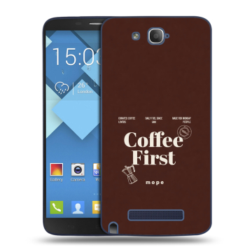Пластиковый чехол на Alcatel One Touch Hero с принтом женский Пластиковый чехол на Alcatel One Touch Hero с принтом женский