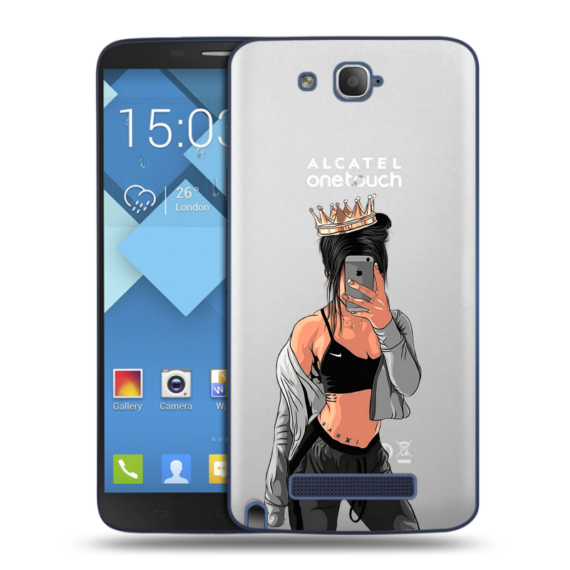 Пластиковый чехол на Alcatel One Touch Hero с принтом Женские принты Пластиковый чехол на Alcatel One Touch Hero с принтом Женские принты